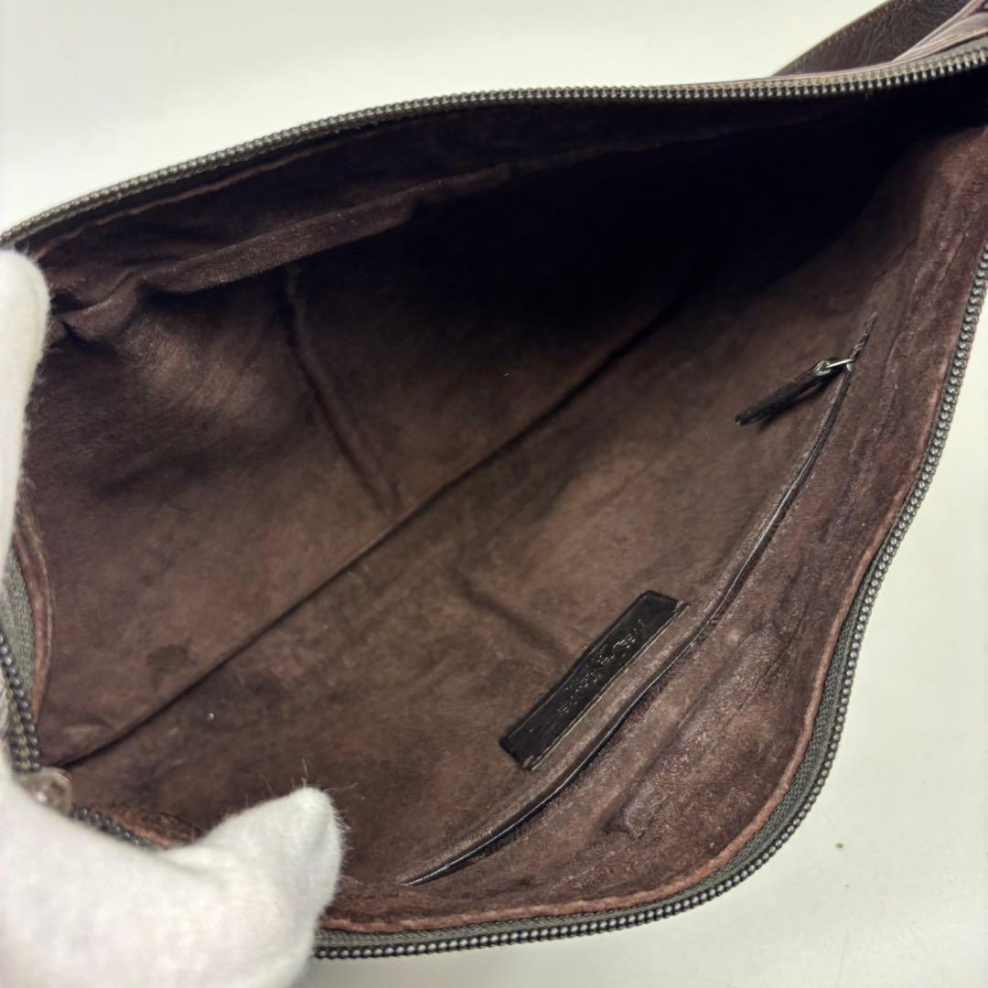 専用イヴサンローラン　モンバサ　ワンショルダーバッグ　レザー　茶色　y2k