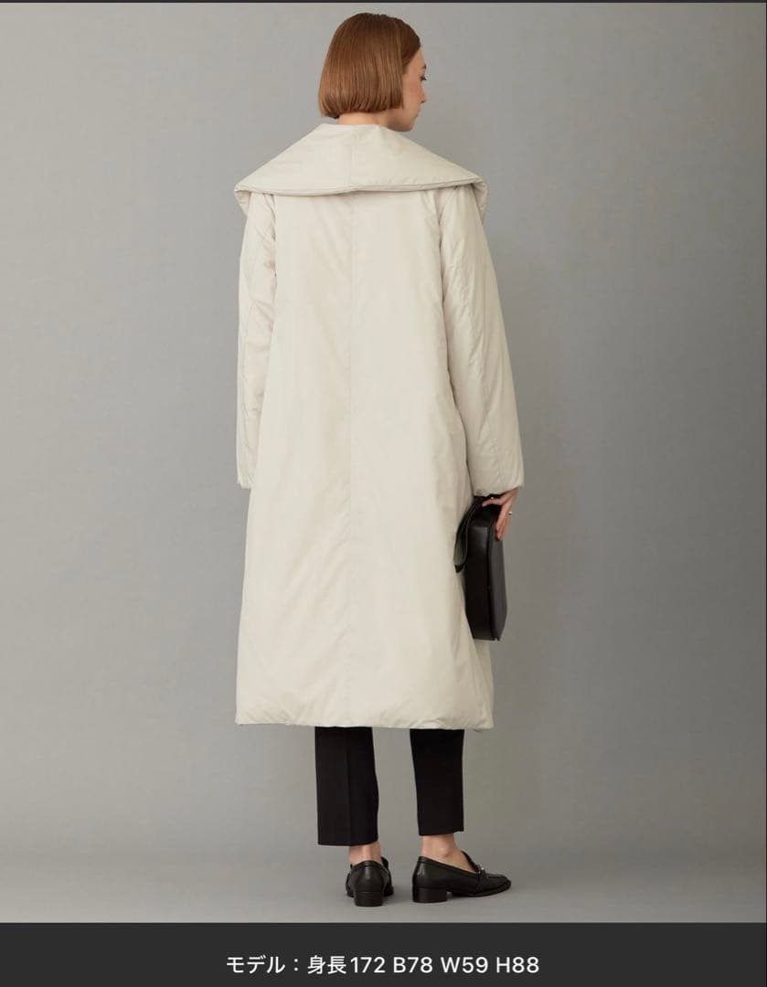 ICB ADSダウン ショールカラーコート