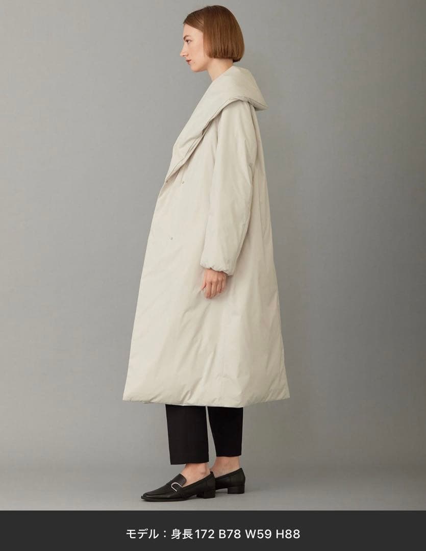 ICB ADSダウン ショールカラーコート