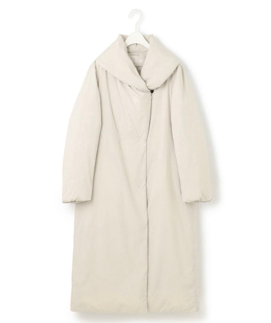 ICB ADSダウン ショールカラーコート