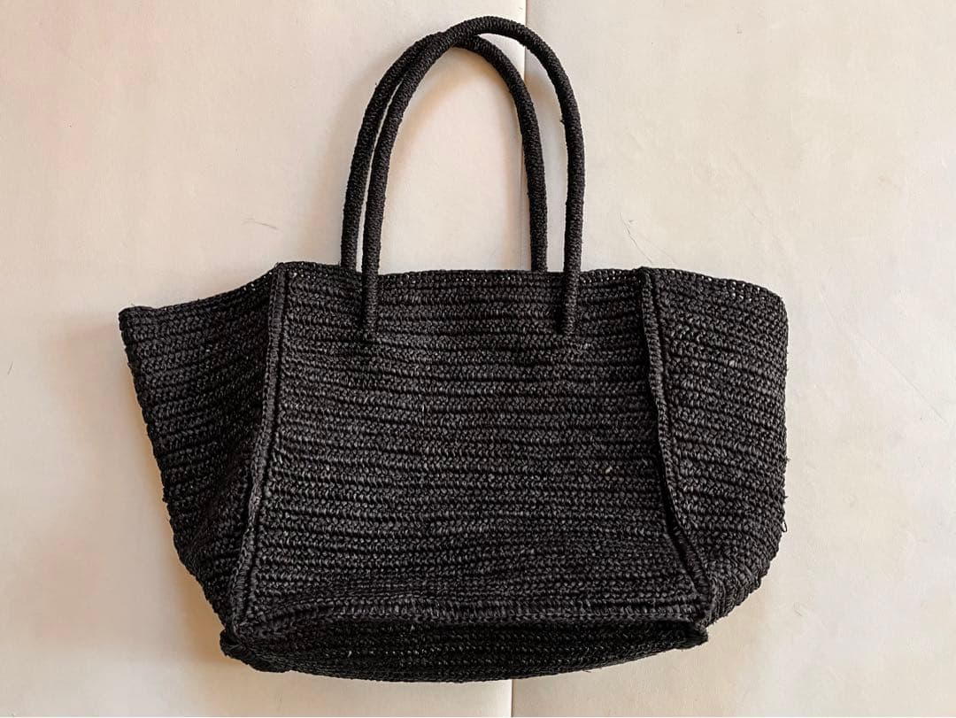 メゾンエヌアッシュパリ　カゴバッグ　大