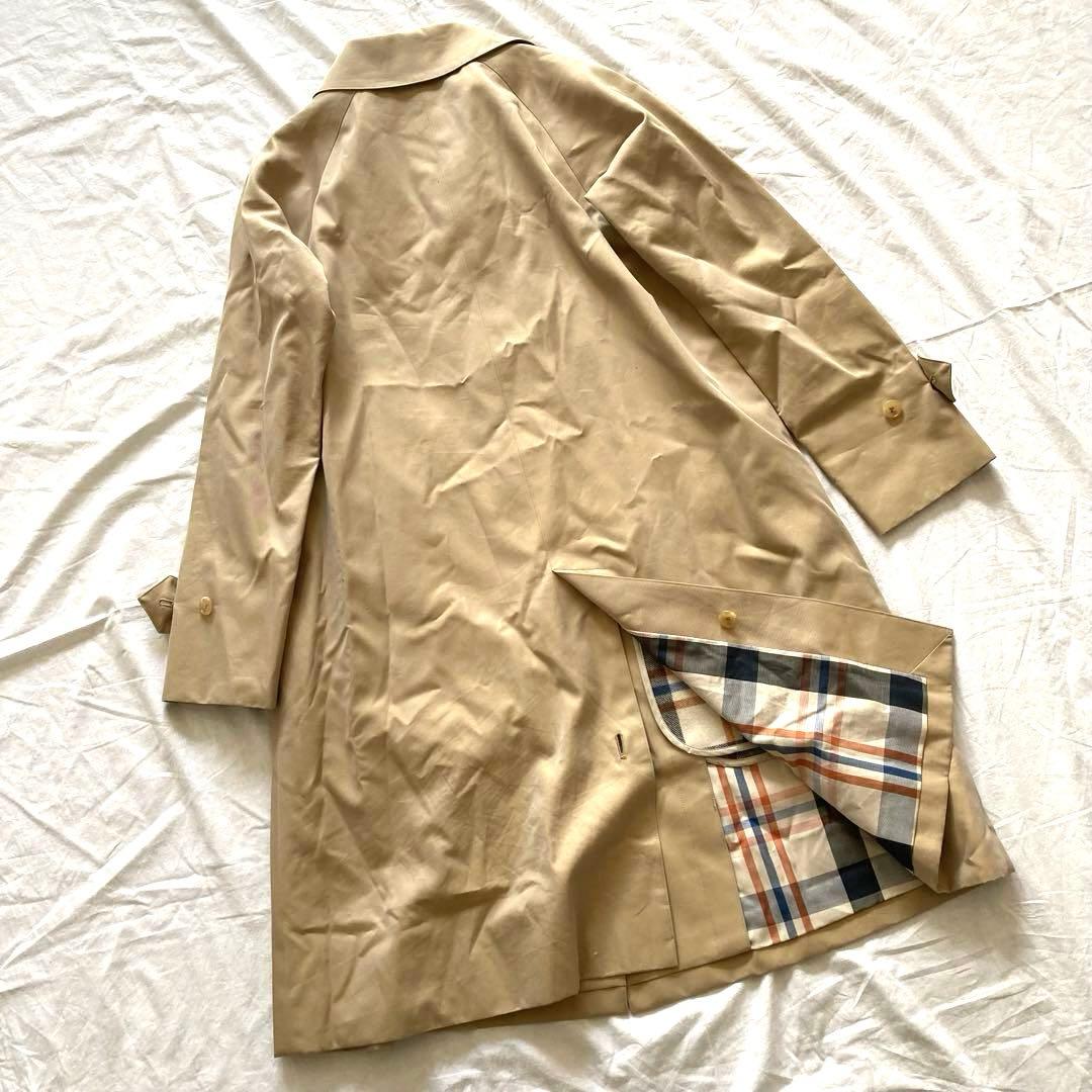 美品　SANYO　ステンカラーコート　100年コート　ライナー付　36　日本製