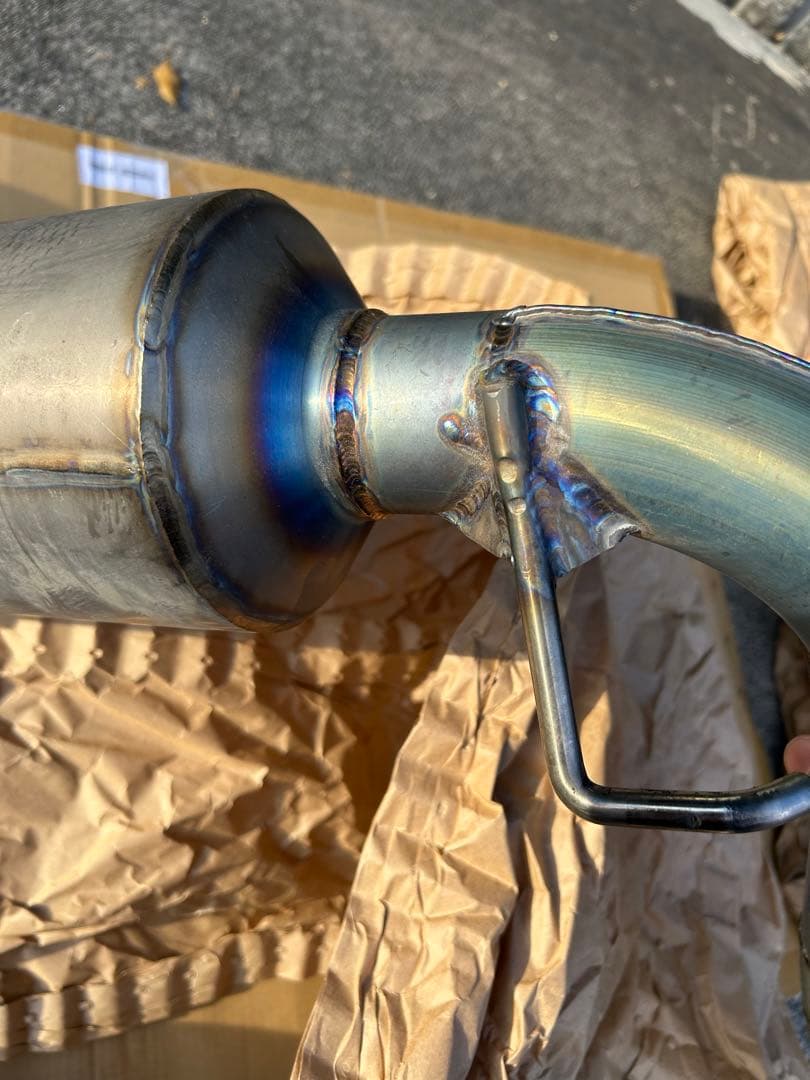 フルチタンマフラー（D-TECHNIQUE ？）　NA ユーノスロードスター