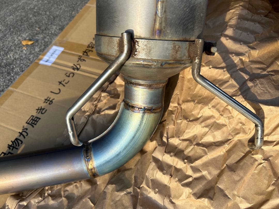 フルチタンマフラー（D-TECHNIQUE ？）　NA ユーノスロードスター