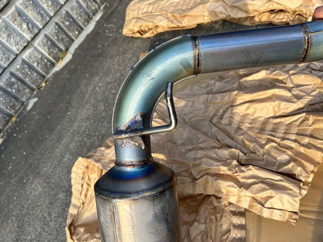 フルチタンマフラー（D-TECHNIQUE ？）　NA ユーノスロードスター