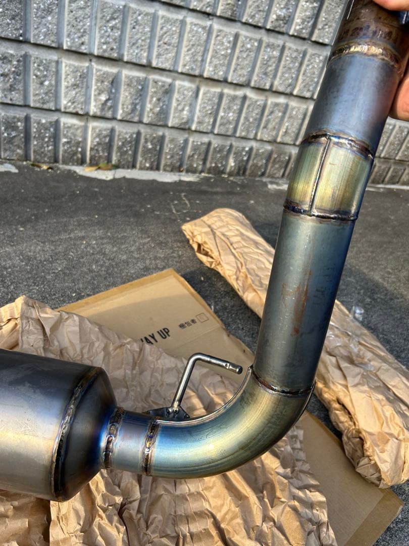 フルチタンマフラー（D-TECHNIQUE ？）　NA ユーノスロードスター