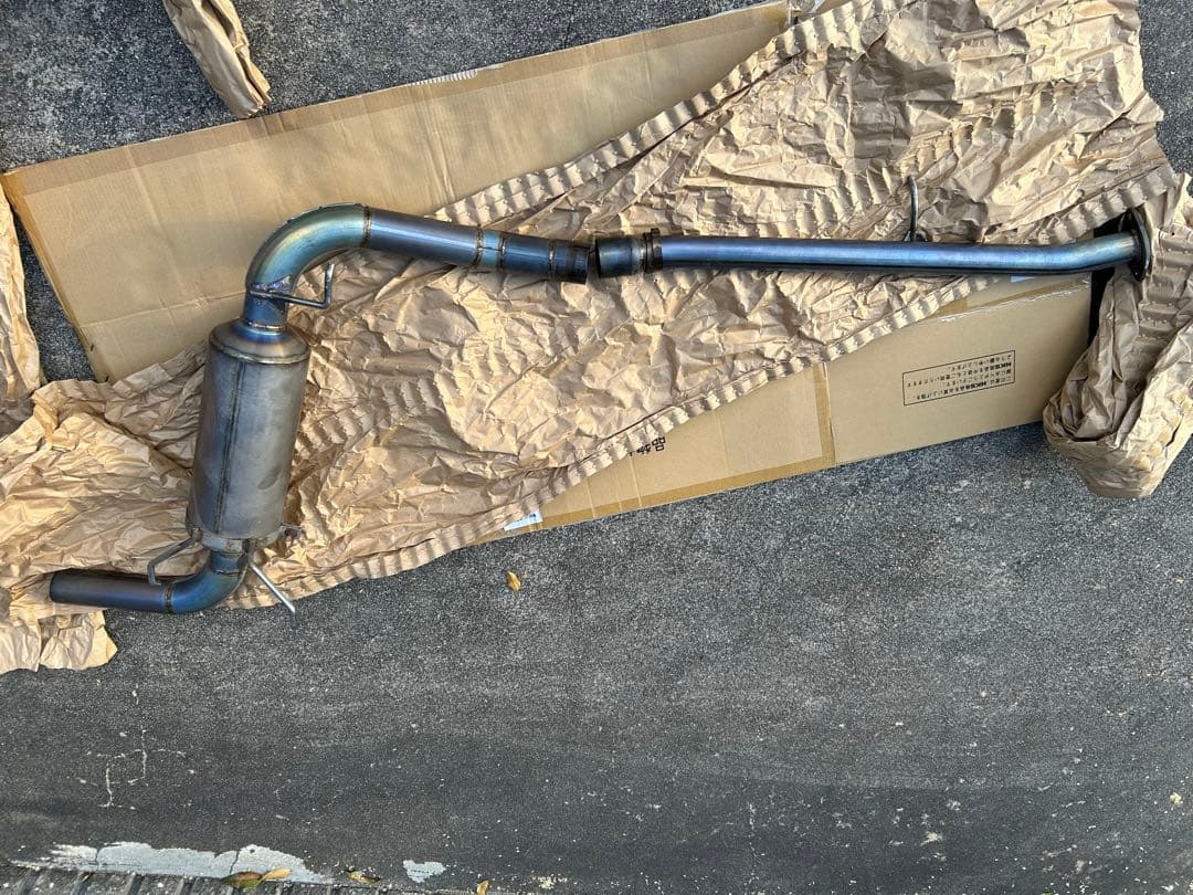 フルチタンマフラー（D-TECHNIQUE ？）　NA ユーノスロードスター