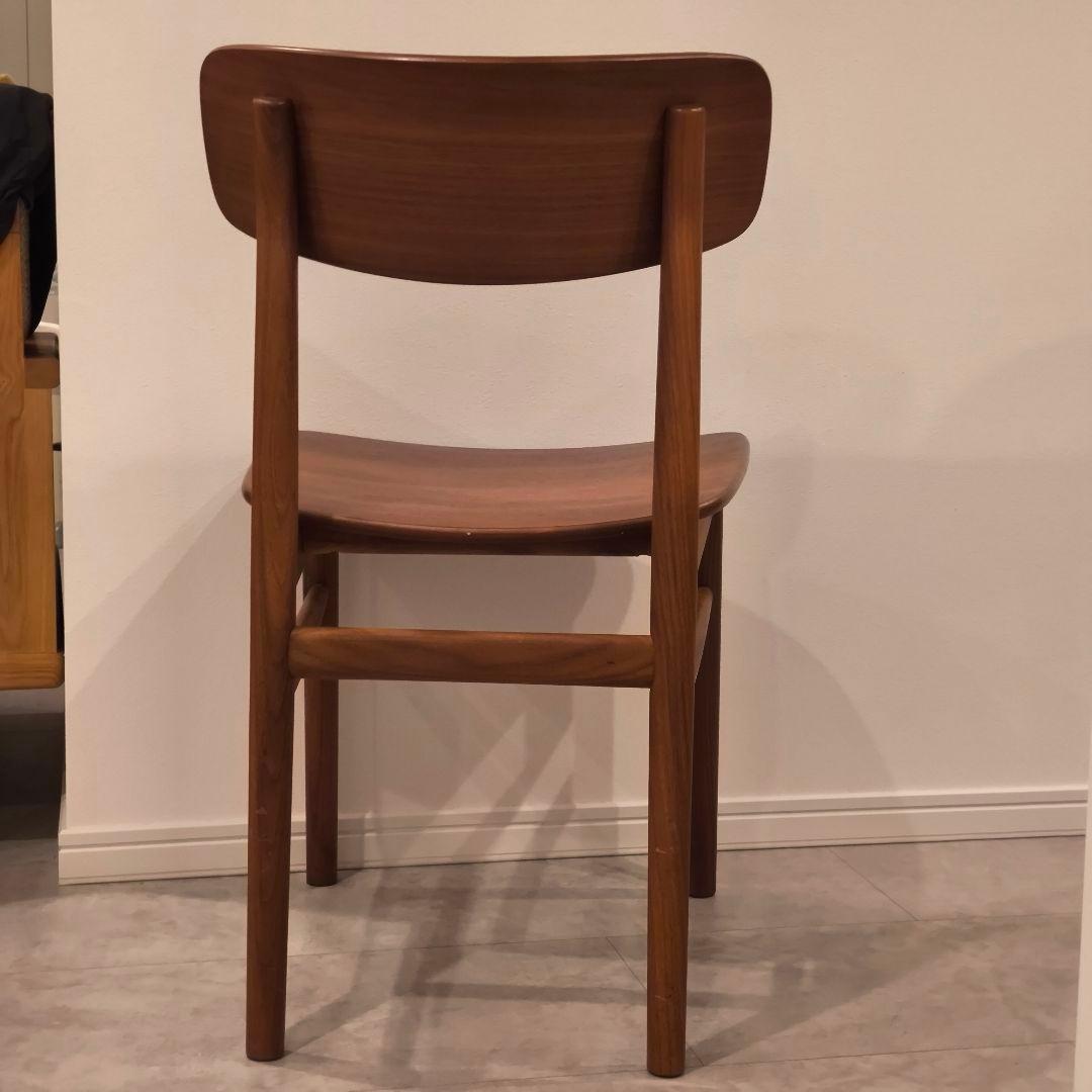 無印良品 ラウンドチェア ウォールナット材