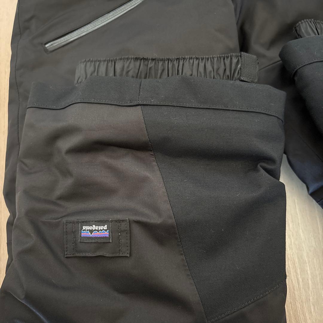 patagonia ブラック スノーパンツ　キッズ　パタゴニア