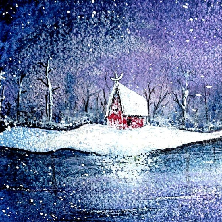 絵画 ★あつ★ レイキャビク他3点 原画 アート