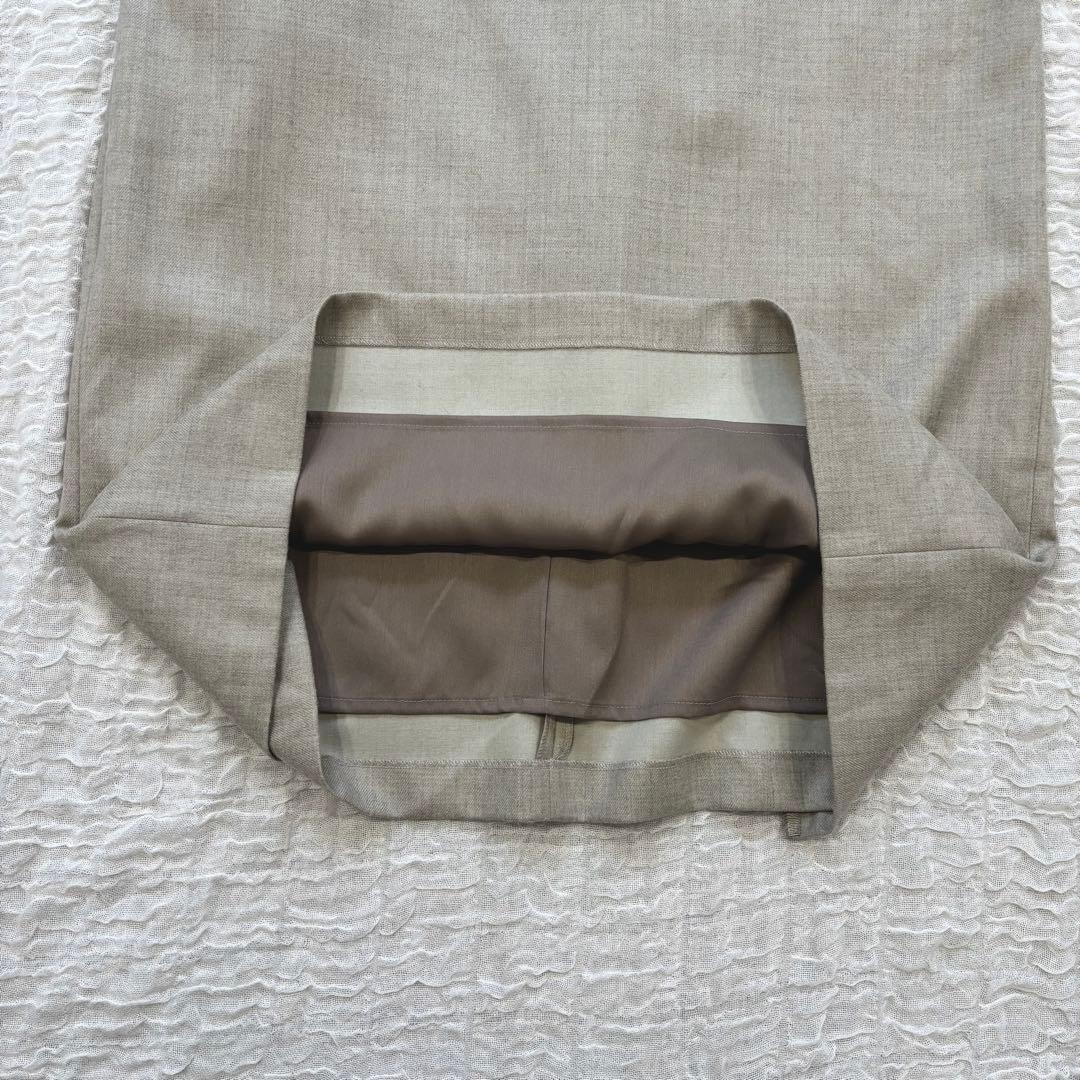 【ADORE】アドーア ハイカウントフラノワンピース ベージュ M