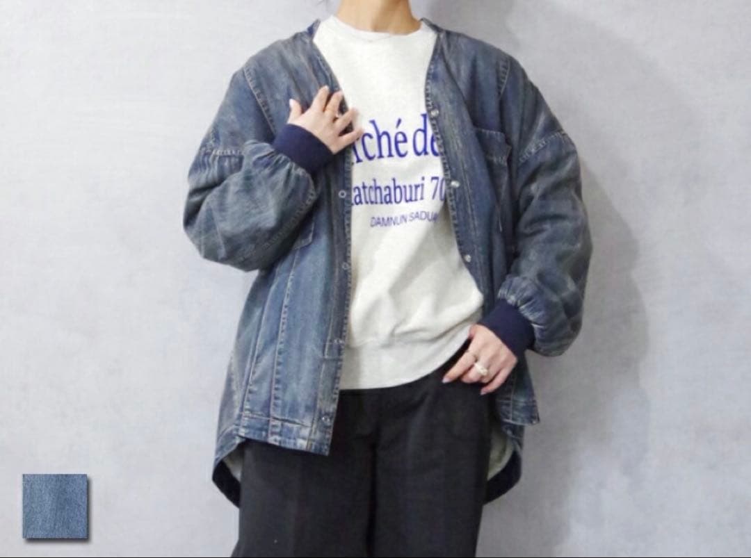 アヤン ayane 裏キルトダンガリージャケット