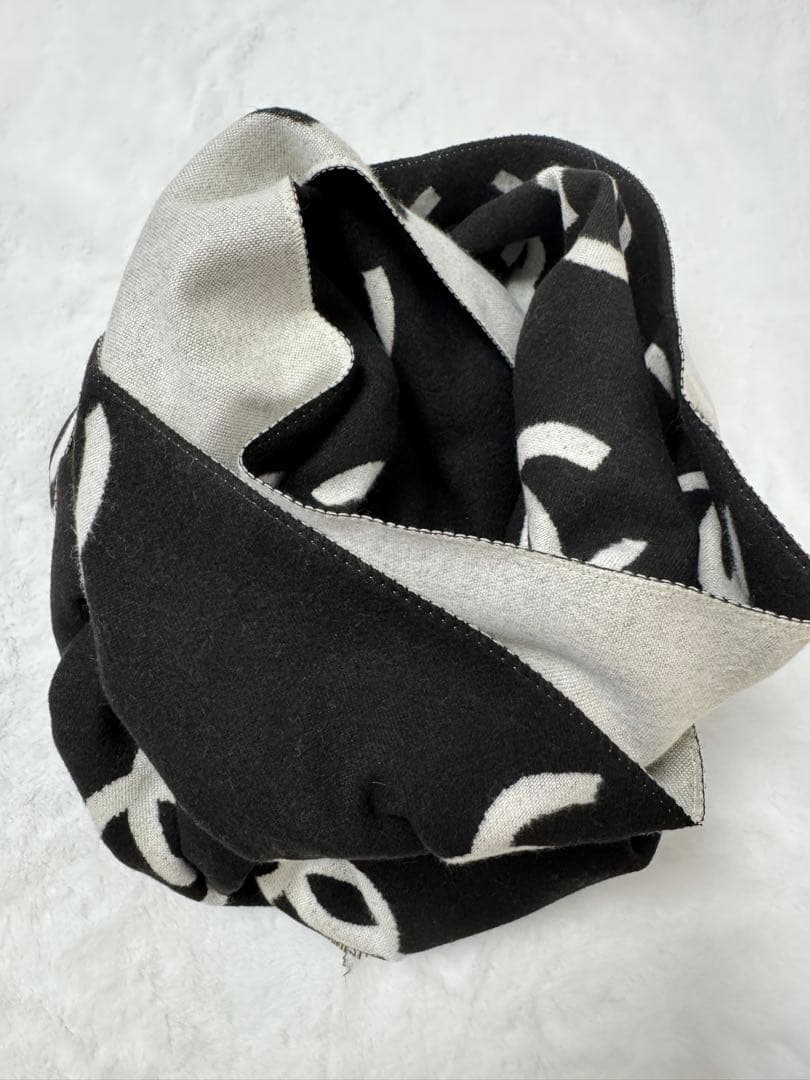 モノトーン 大判ストール マフラー