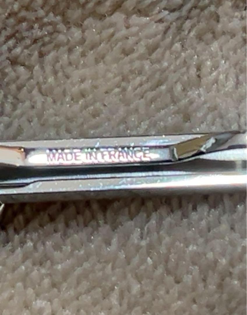 エルメス セリエ タイバー タイクリップ ブラック×ネイビー×シルバー