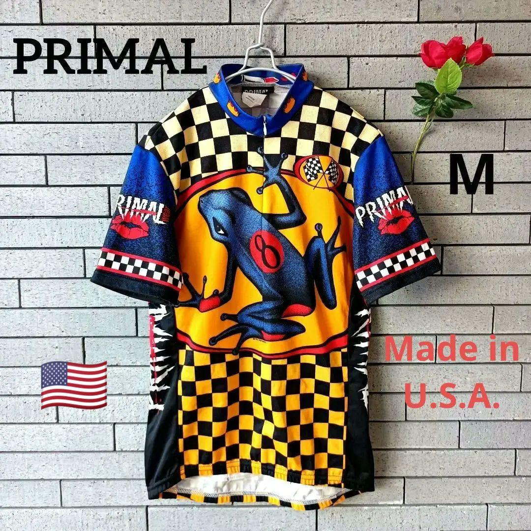 ♠【プライマル】✨美品　サイクリングウェア　ヴィンテージ　アメリカ製　M