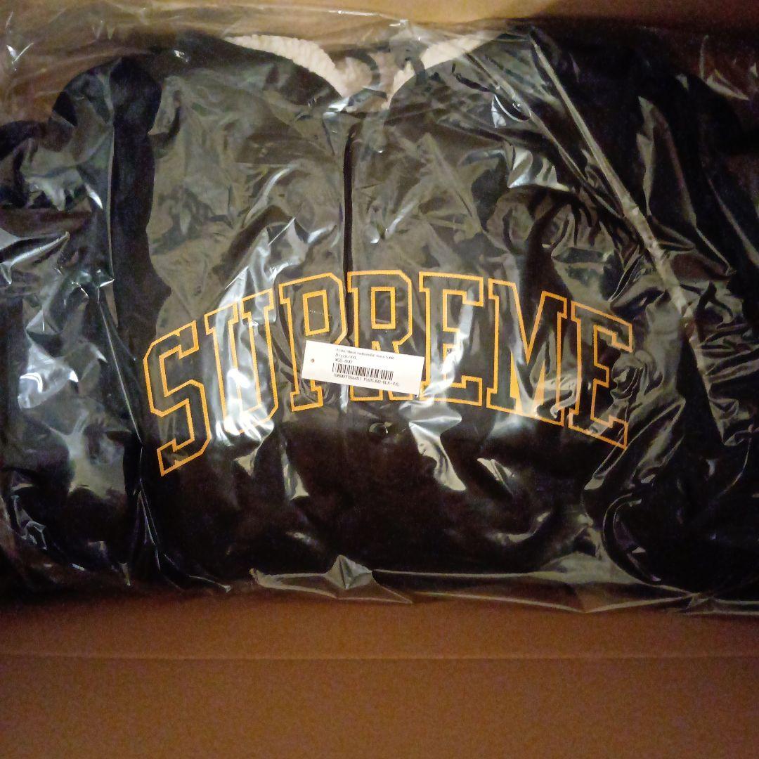 ⭕シュプリーム ❌ ミッチェル&ネス ヴァーシティージャケット ブラック XXL