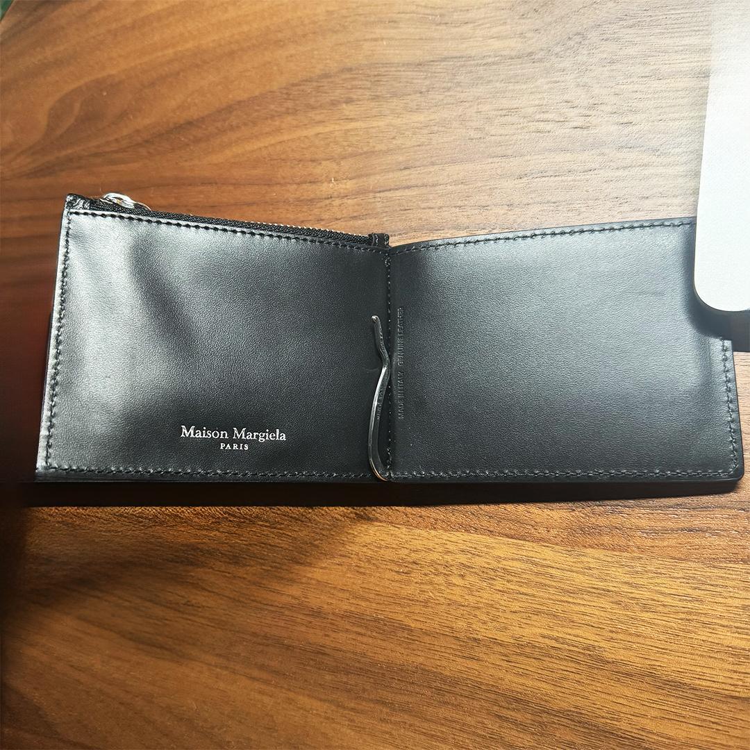 AKN20 メゾンマルジェラ 極美品 4ステッチ マネークリップ メンズ