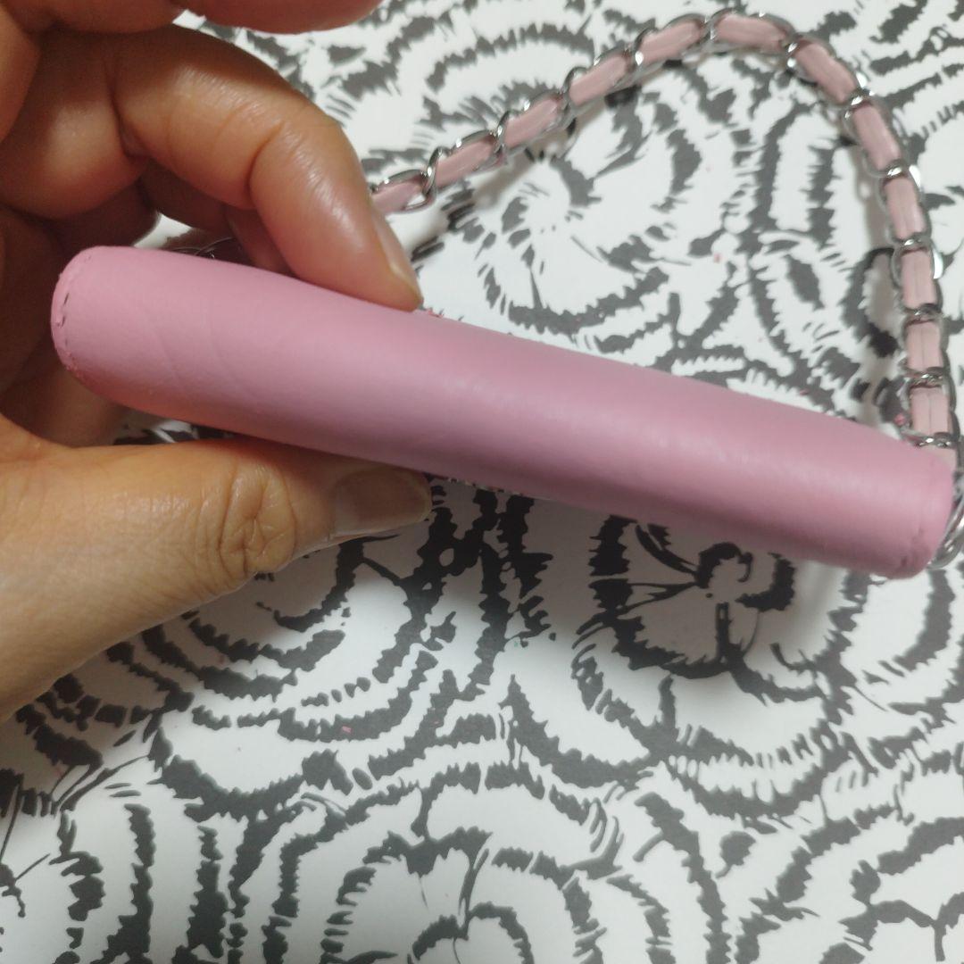 CHANEL ピンク レザー キーケース