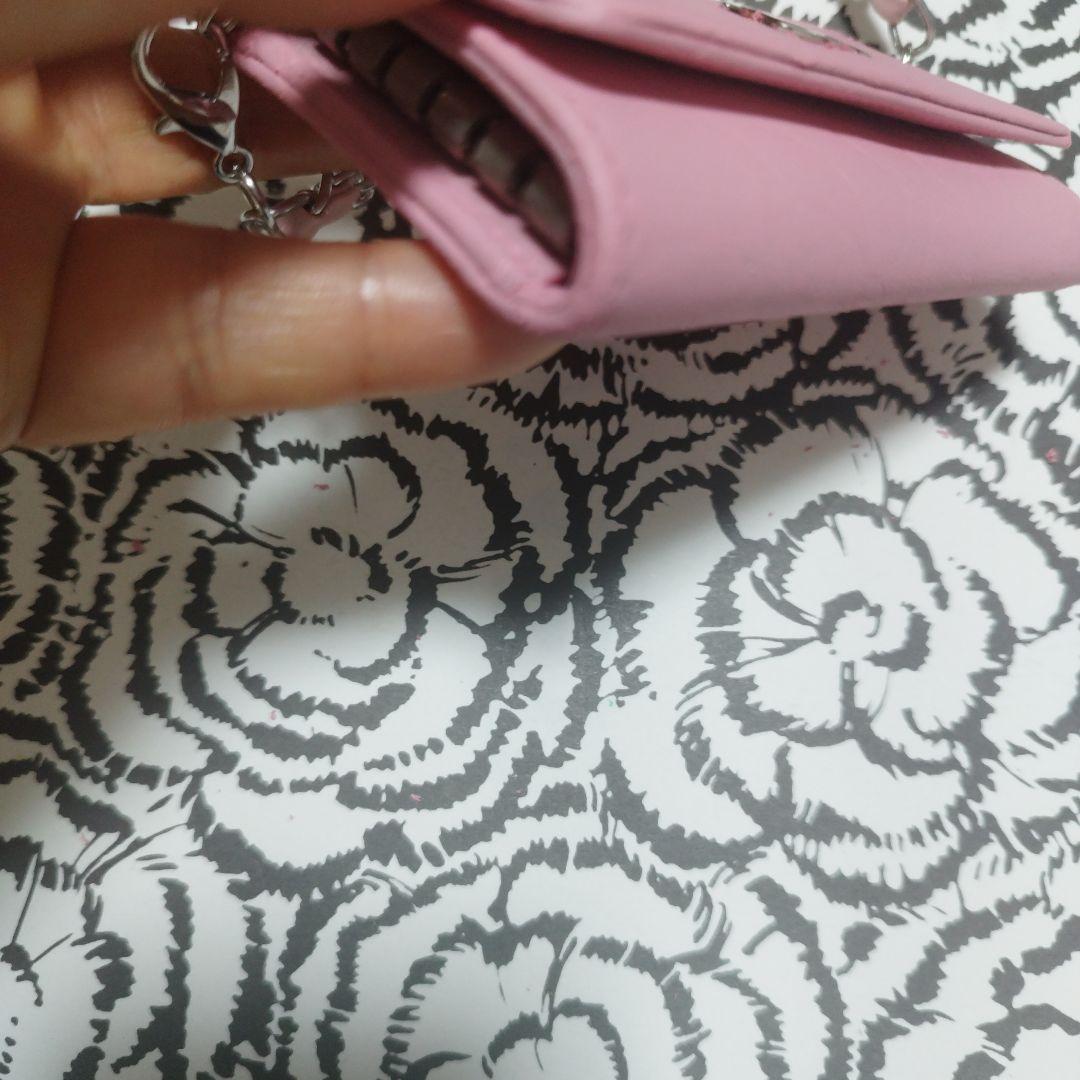 CHANEL ピンク レザー キーケース