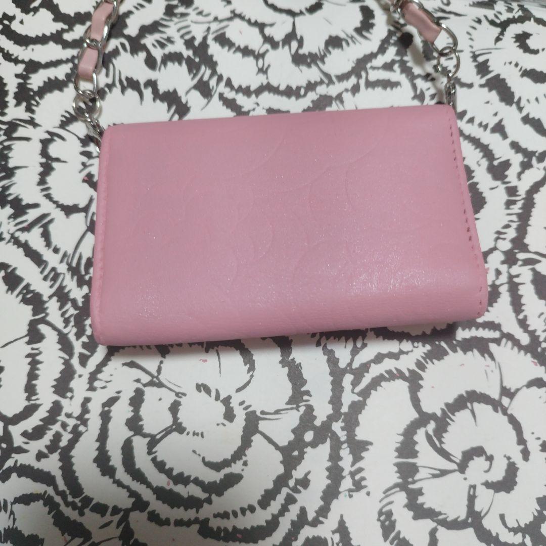 CHANEL ピンク レザー キーケース