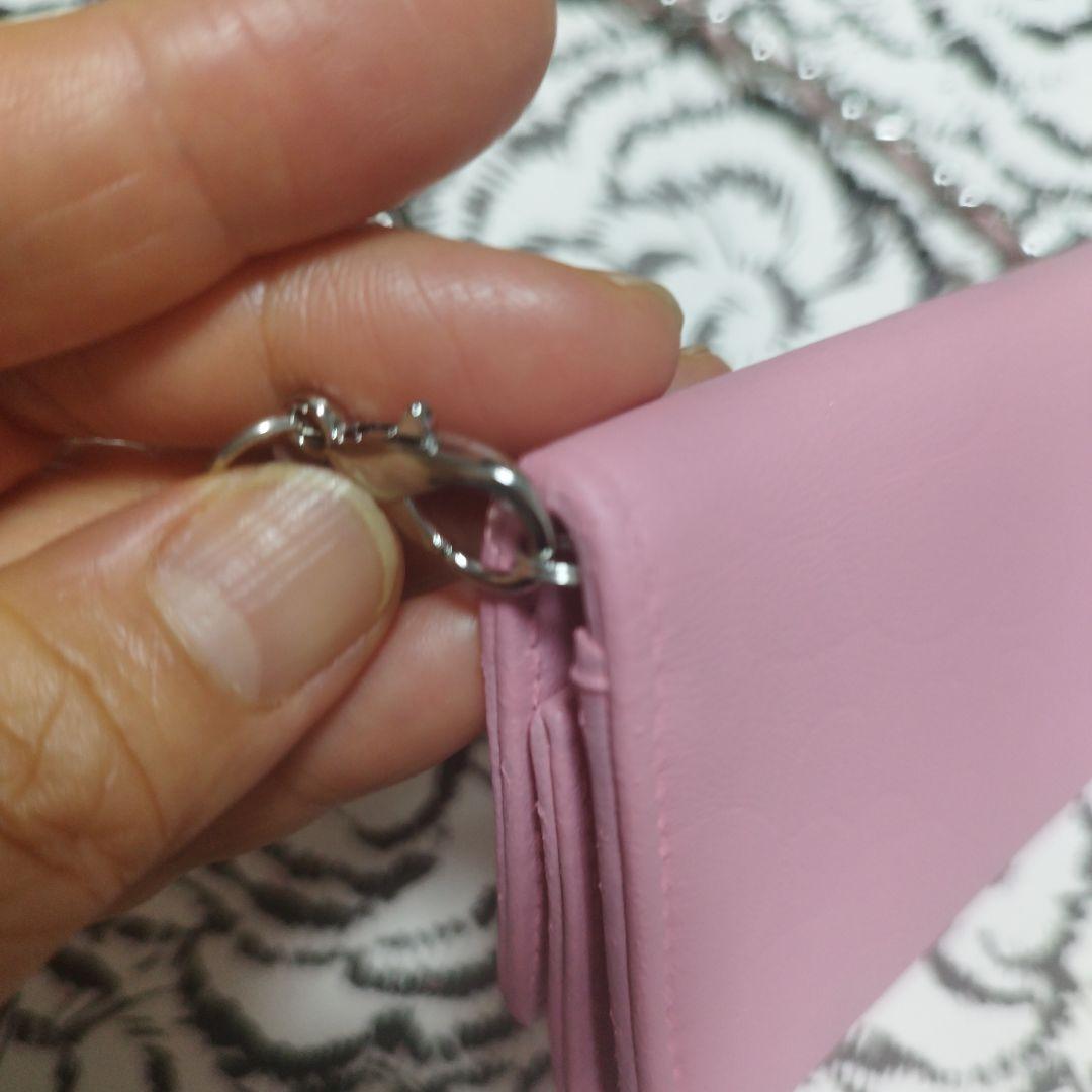 CHANEL ピンク レザー キーケース