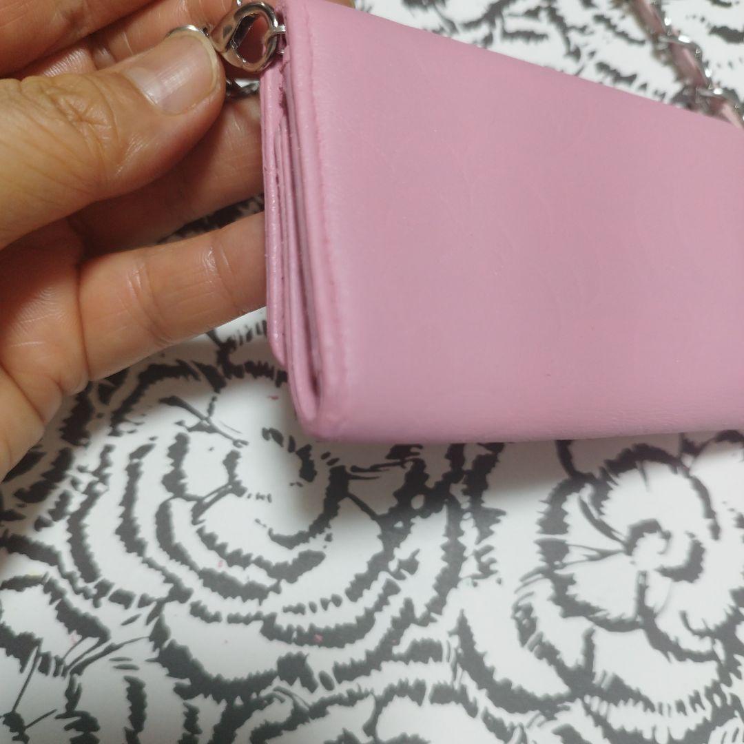 CHANEL ピンク レザー キーケース