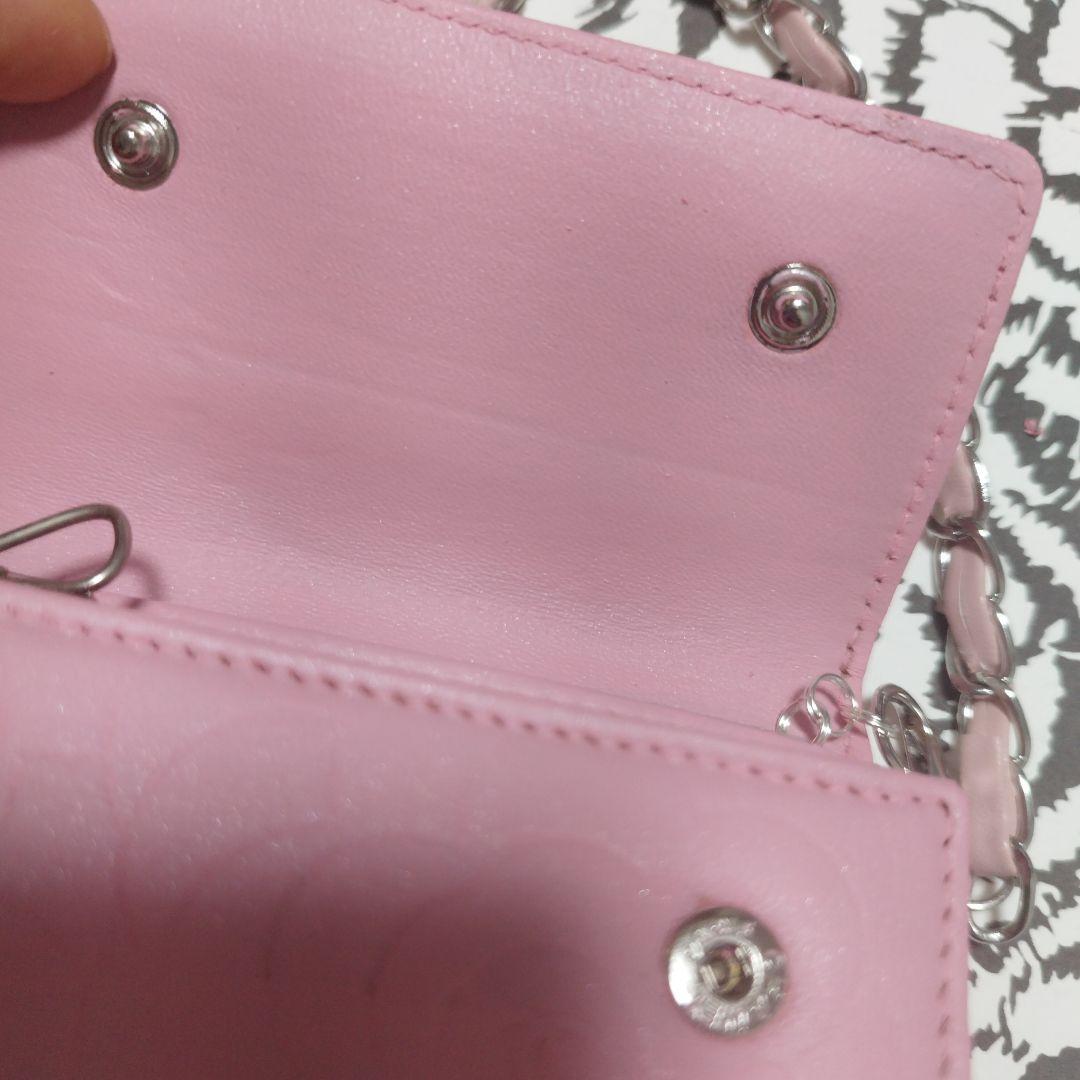 CHANEL ピンク レザー キーケース