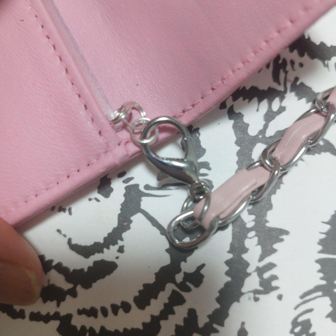 CHANEL ピンク レザー キーケース