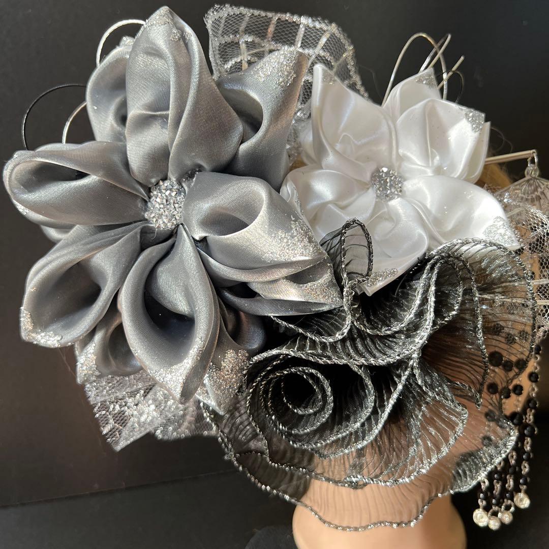 髪飾り・簪・成人式・結婚式・つまみ細工・豪華・ド派手・振袖・花魁・キラキラ