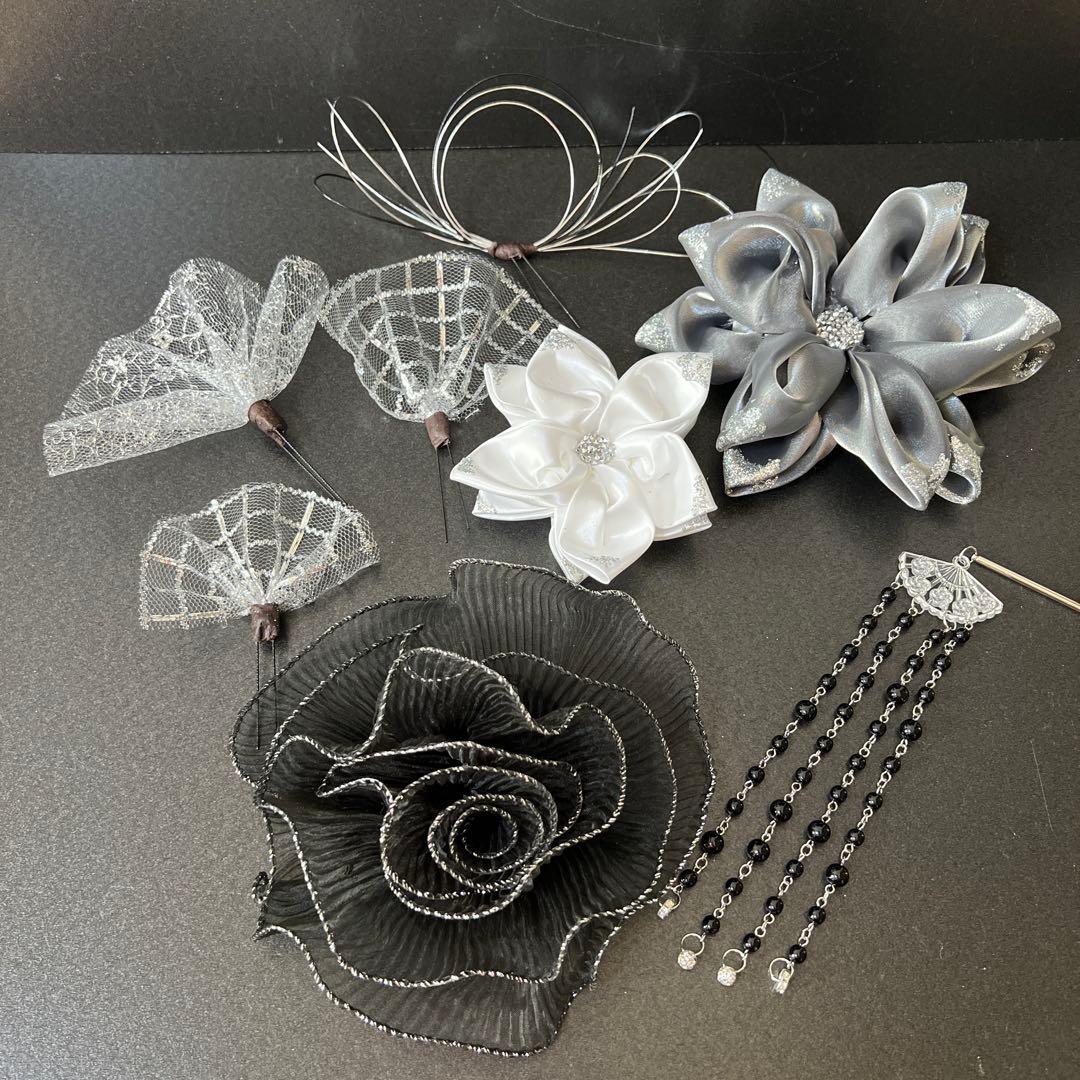 髪飾り・簪・成人式・結婚式・つまみ細工・豪華・ド派手・振袖・花魁・キラキラ