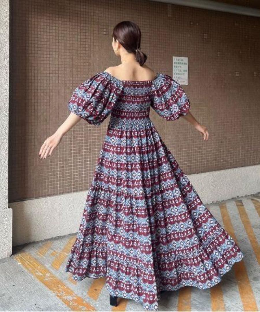 ワンピース Ameri MEDI REBECCA OFF SHOULDER DRESS