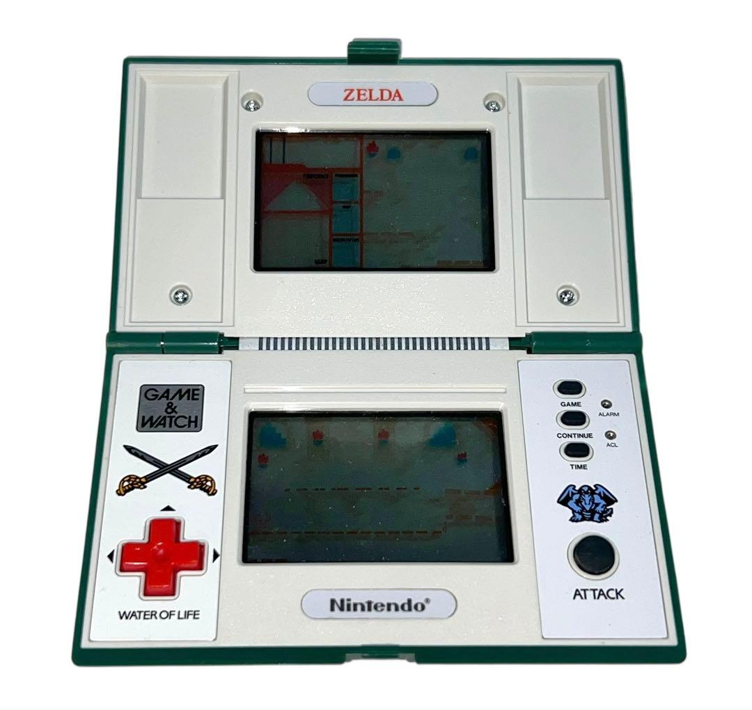 稀少品　ゲームウォッチ 北米版 ゼルダ マルチスクリーン