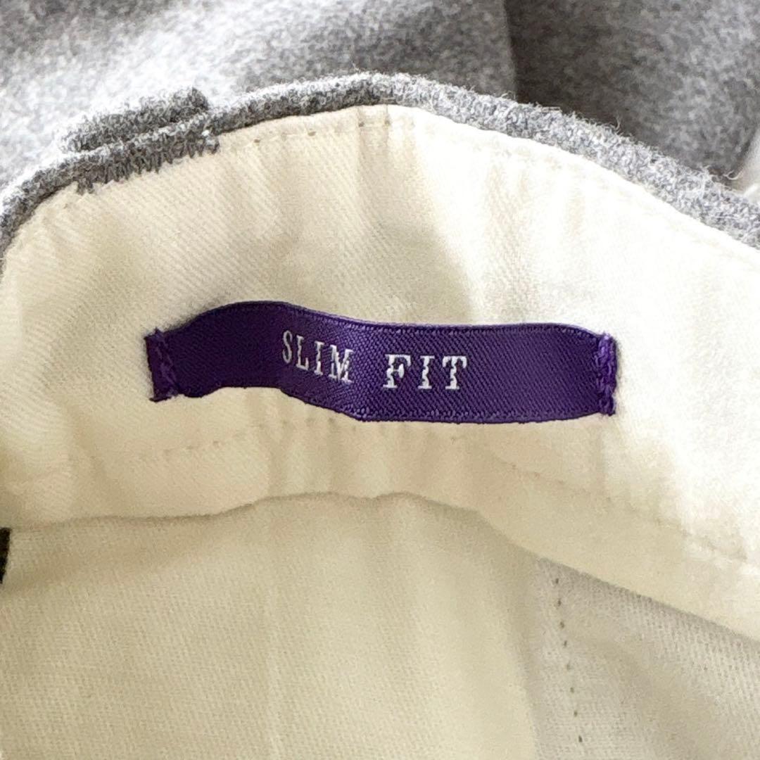 【美品】RALPH LAUREN PURPLE LABEL ウールカーゴパンツ