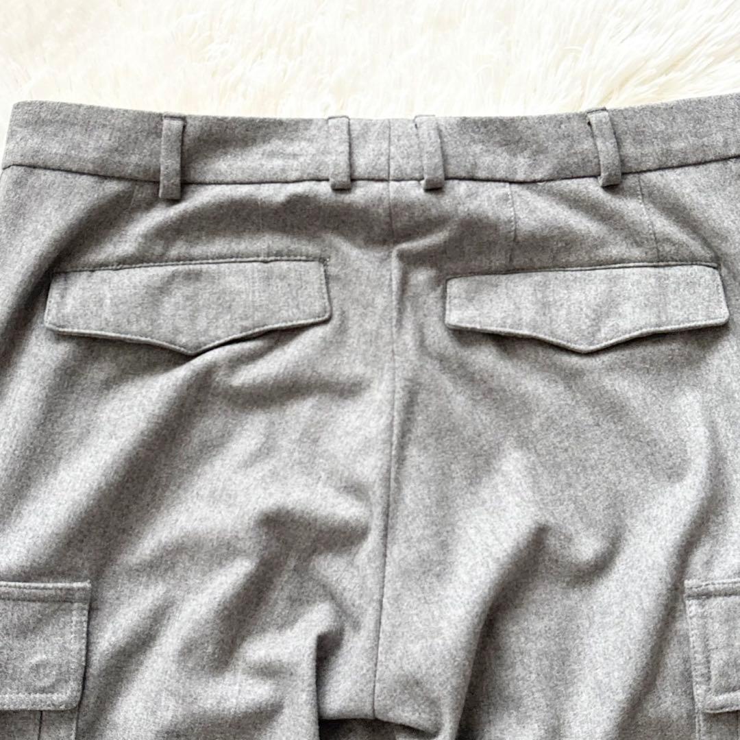 【美品】RALPH LAUREN PURPLE LABEL ウールカーゴパンツ