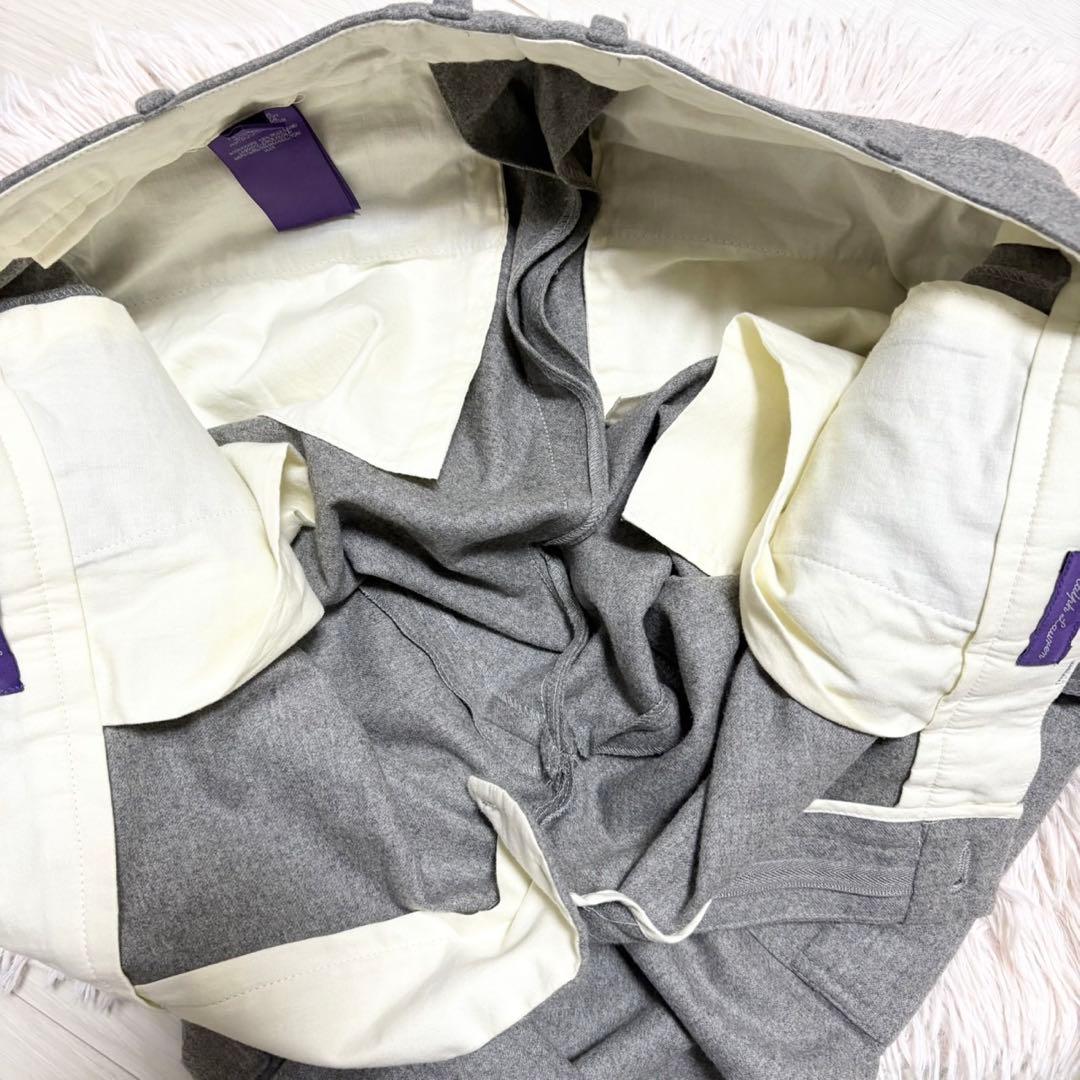 【美品】RALPH LAUREN PURPLE LABEL ウールカーゴパンツ
