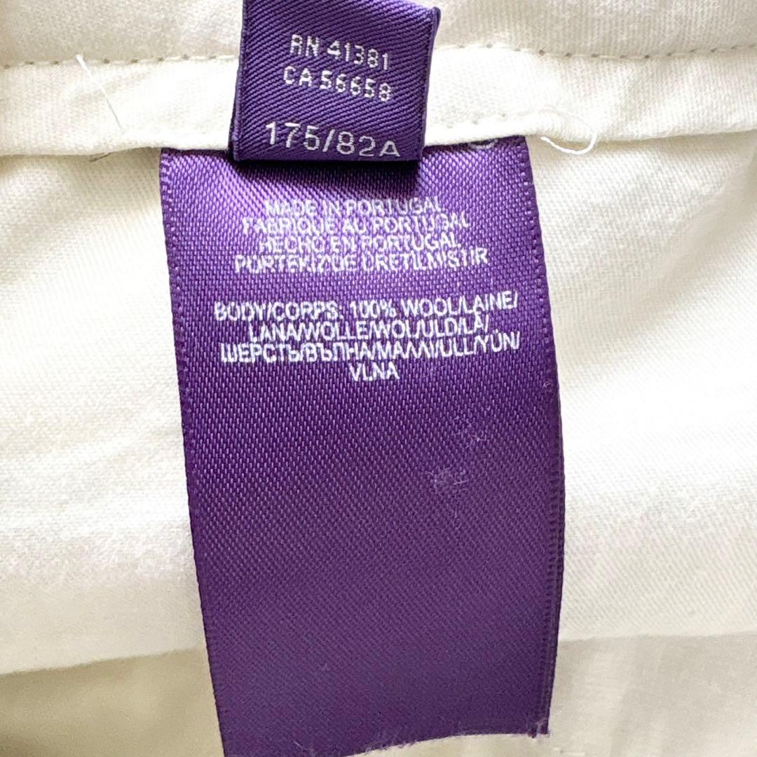 【美品】RALPH LAUREN PURPLE LABEL ウールカーゴパンツ