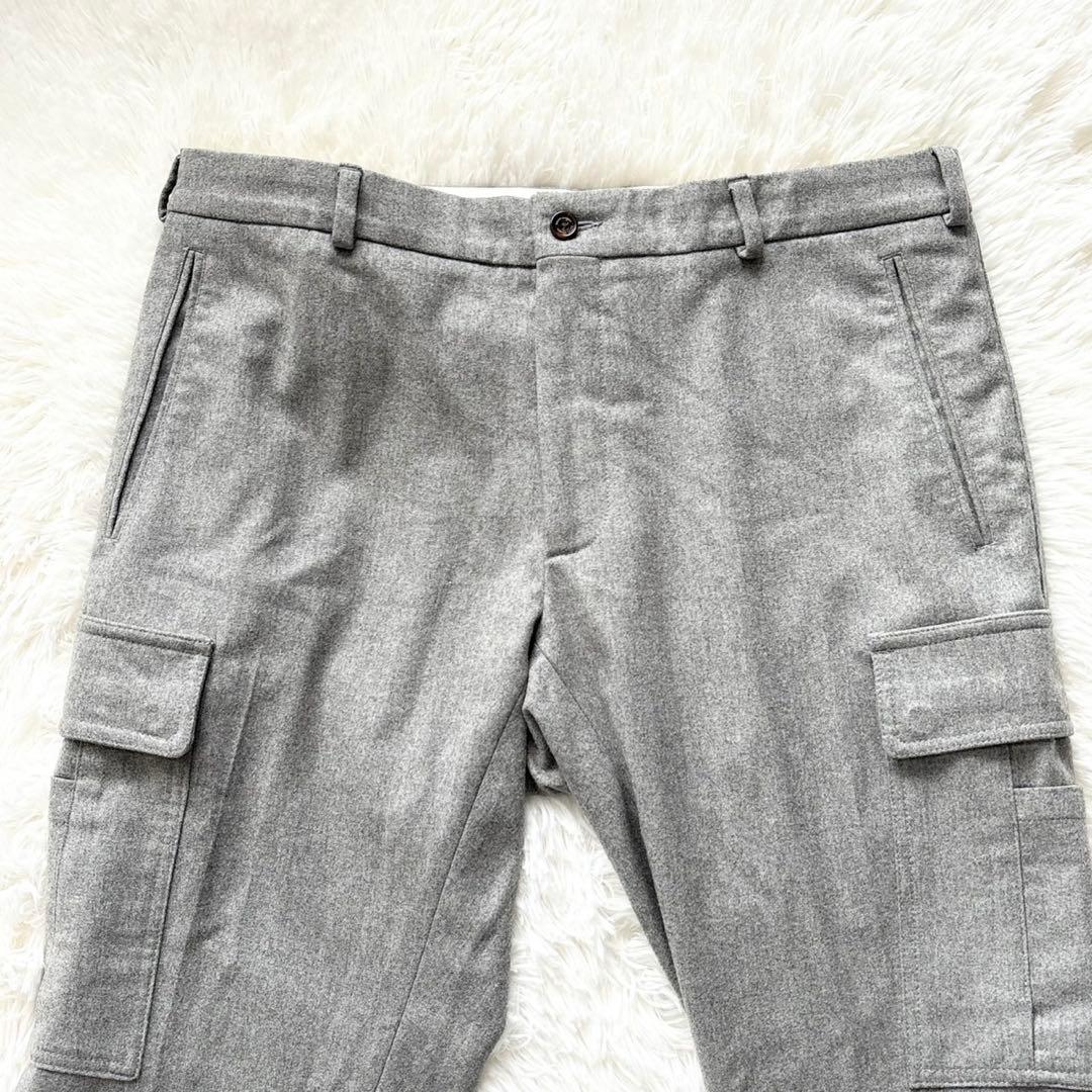 【美品】RALPH LAUREN PURPLE LABEL ウールカーゴパンツ