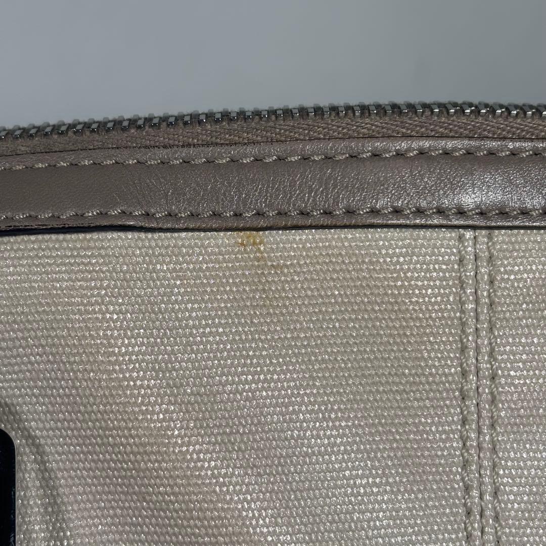 トッズ ハンドバッグ ショルダーバッグ 2way 斜め掛け チャーム ベージュ