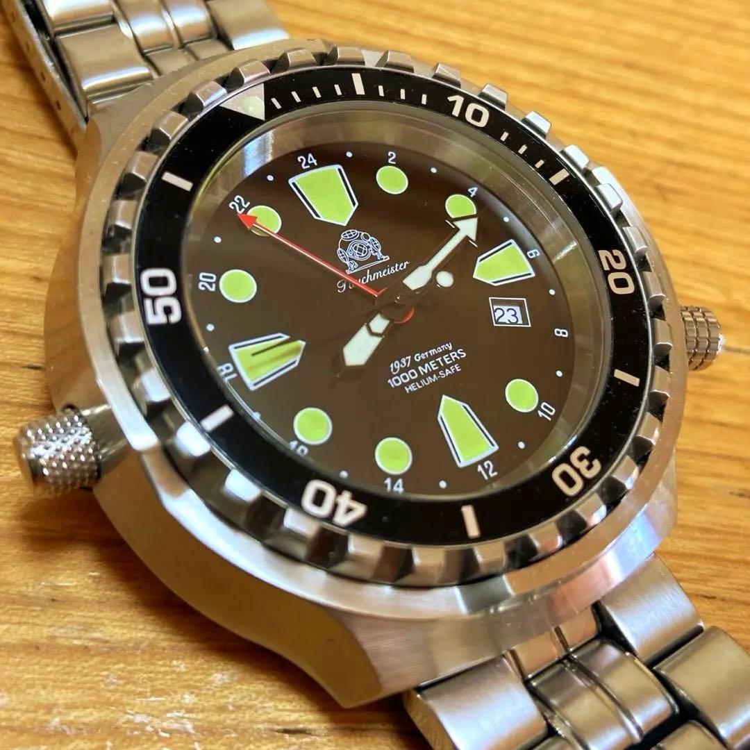 Tauchmeisterトーチマイスター 1000m GMT ドイツ製　クォーツ