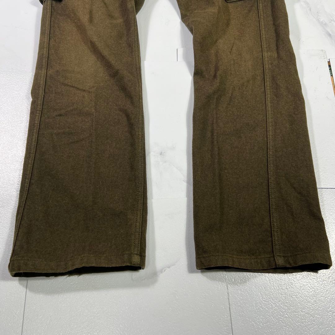 コムデギャルソンオム ウール カーゴパンツ カーキメンズ M
