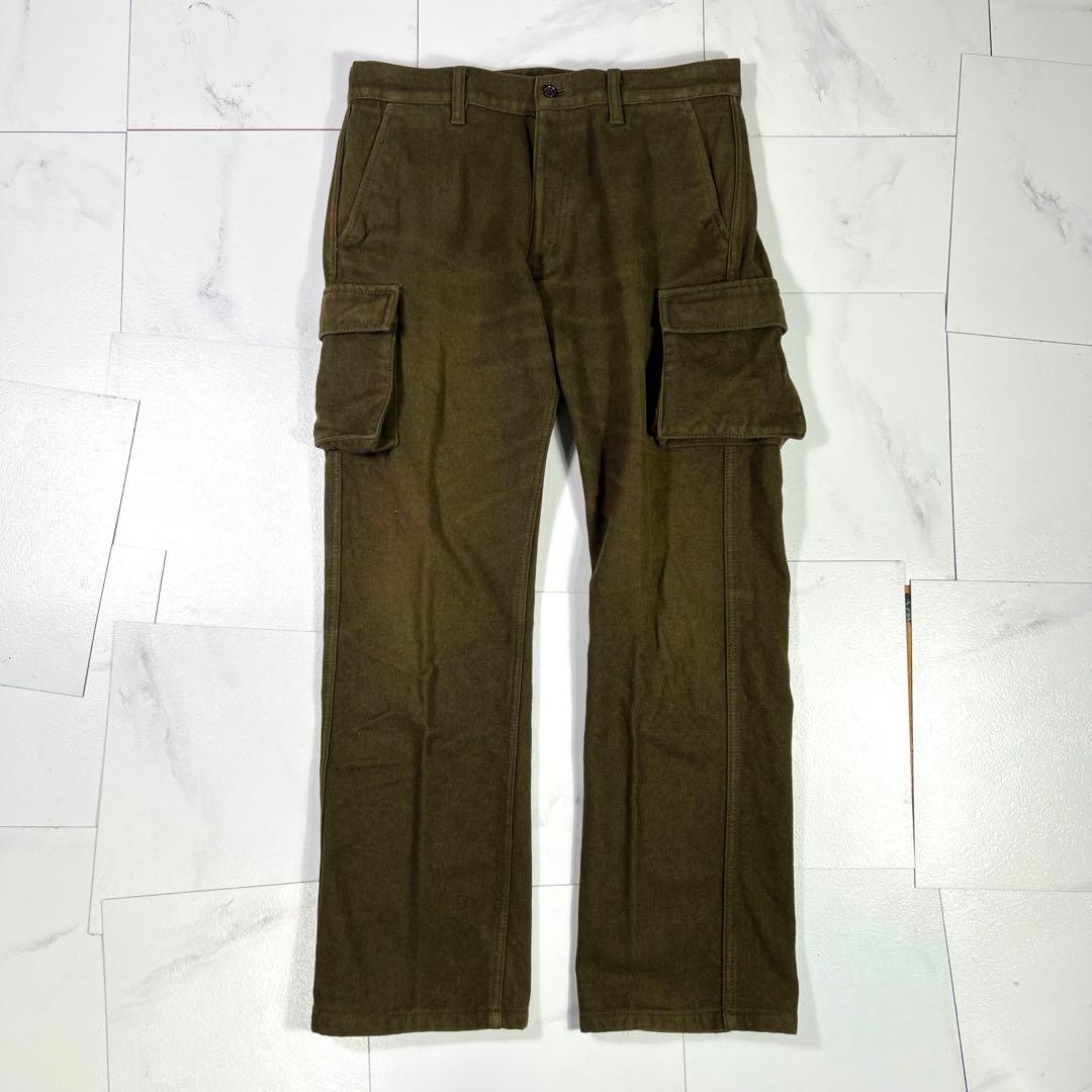 コムデギャルソンオム ウール カーゴパンツ カーキメンズ M