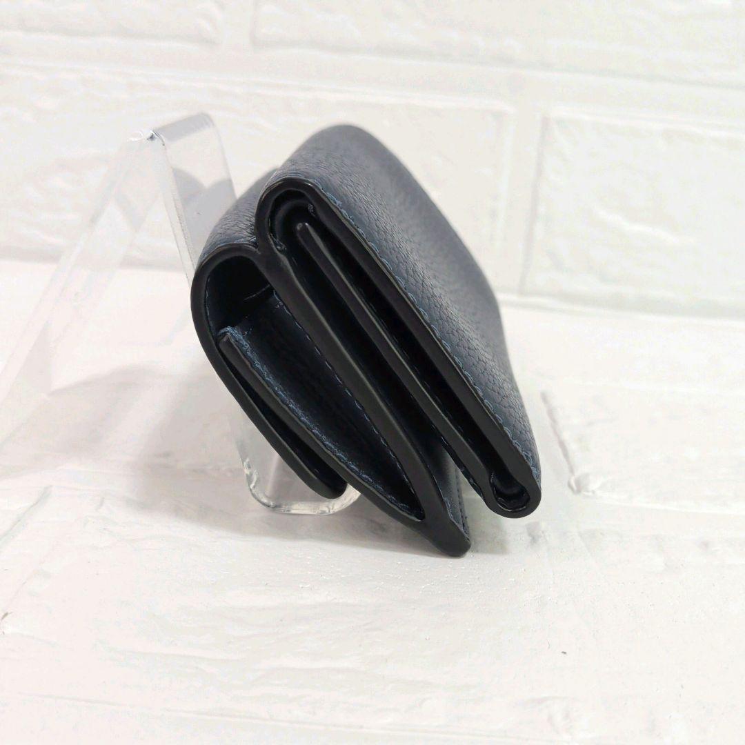 未使用級✨️　現行　COACH　ミニトライフォールドウォレット　ネイビー