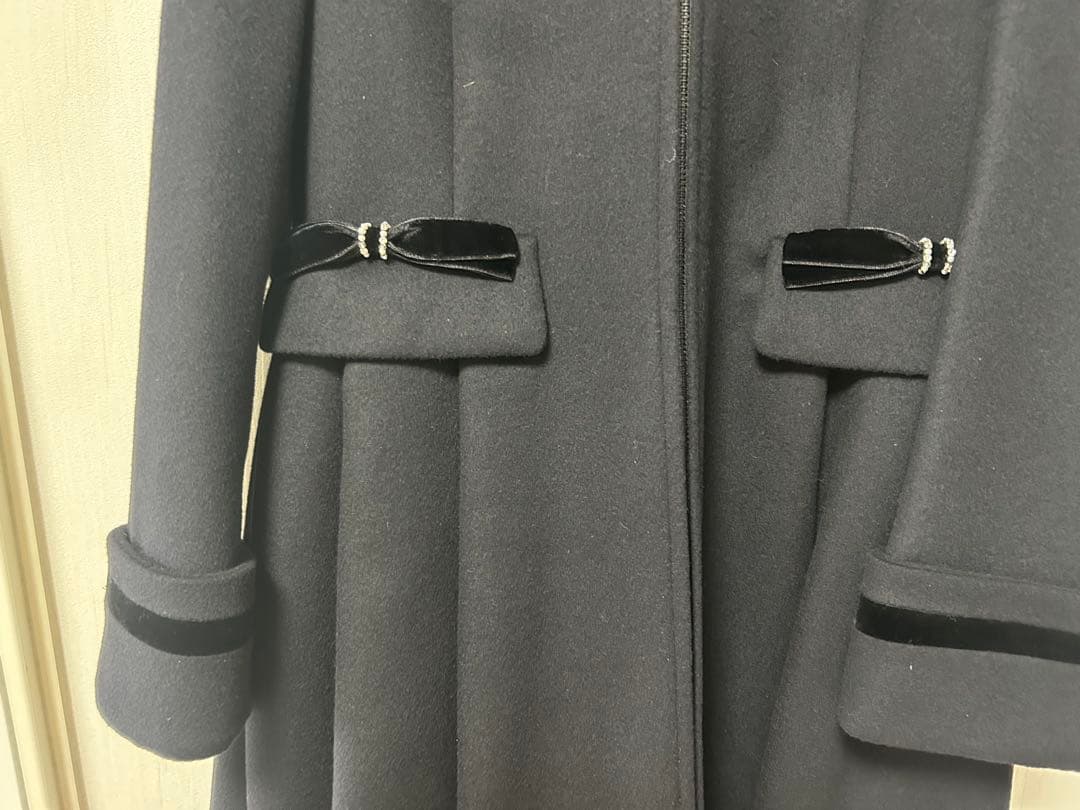 【タイムセール】RENE新品同様フォックスファー付きプリンセスコート定番