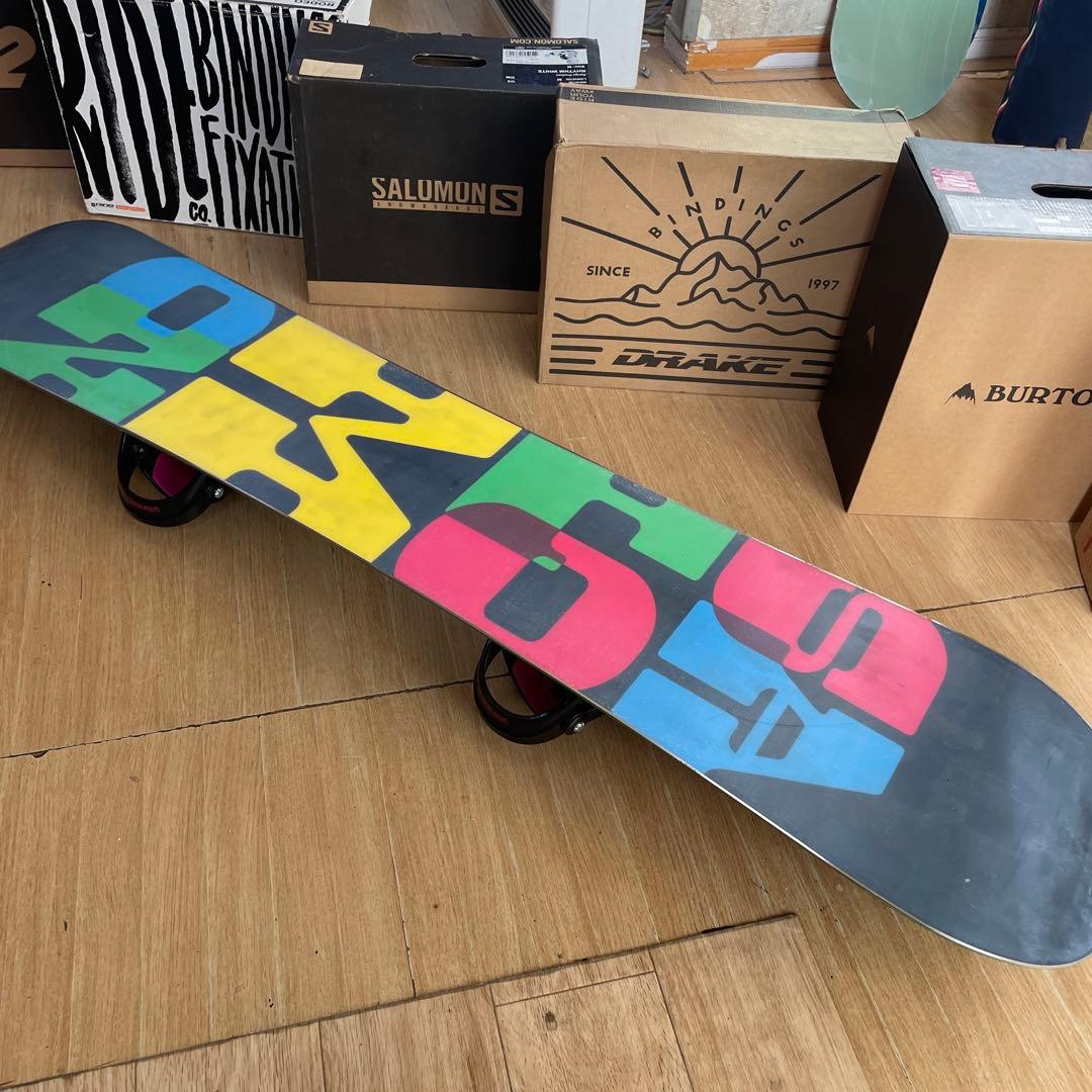 SALOMON×IGNIO　サロモン　バインディング付　スノーボードセット