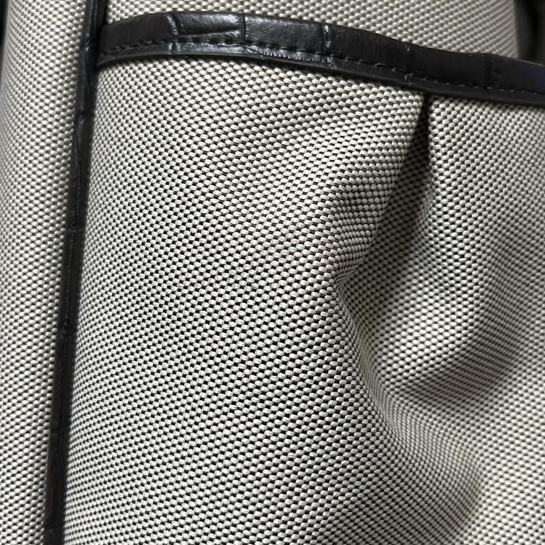 極美品 希少 SWANYスワニー キャンバス 型押し 2way キャリーバッグ