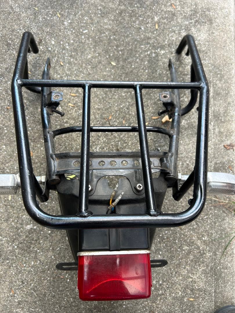 TW200純正?リアフェンダー テールランプ ウインカー サブフレームレール