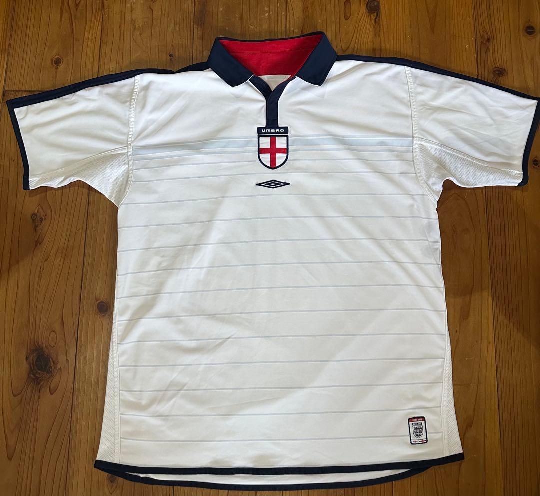 イングランド代表 Umbro ホワイトシャツ リバーシブル 2way