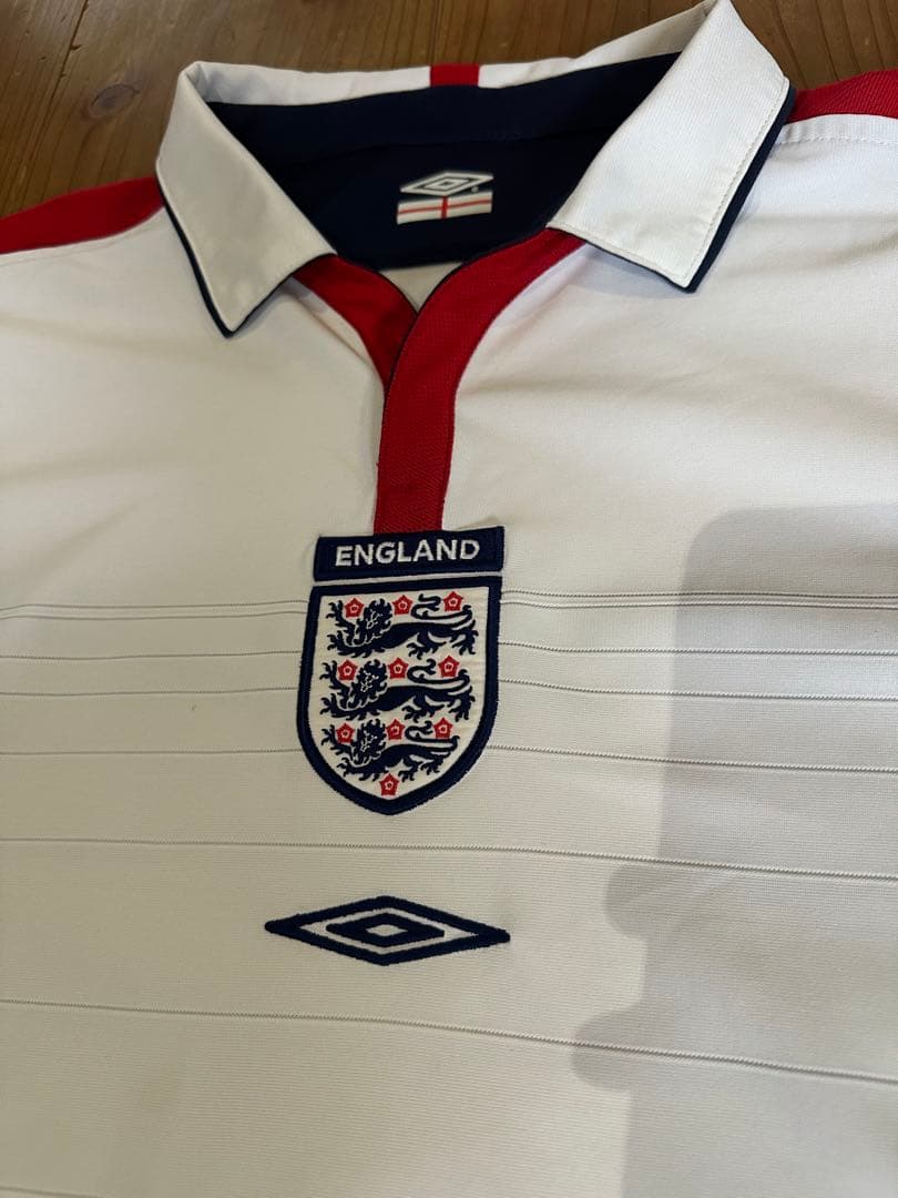 イングランド代表 Umbro ホワイトシャツ リバーシブル 2way