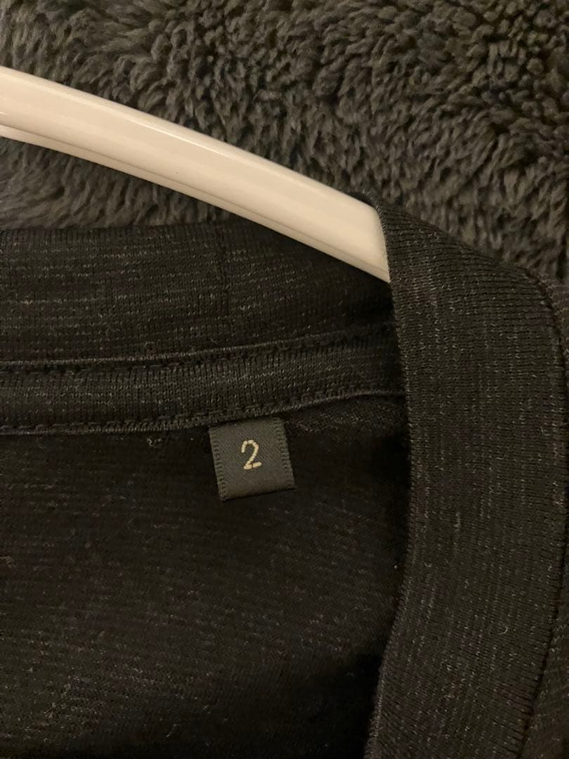 COMOLI ウール天竺　ノースリーブ　charcoal 2