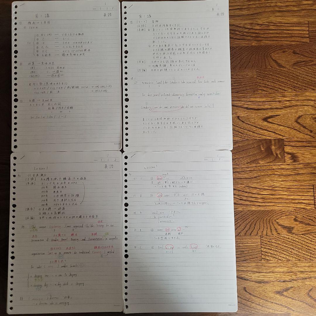 西谷昇二のハイレベル総合英語 2017 4冊 　板書ノート付き